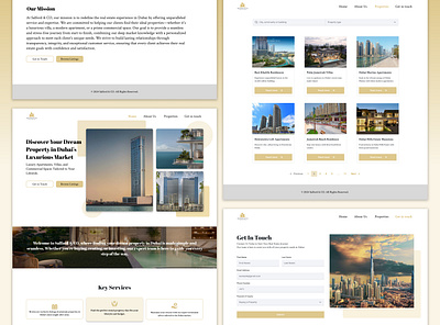 Salford & CO Real Estate Website Design design process ui design ux design