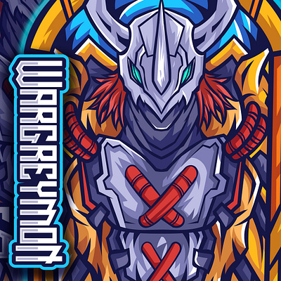 wargreymon fanart adobe artwork graphic design illustrasion illustrator logo mascotlogo t shirt vector wargreymon