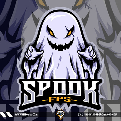 spook logo esport esport logo logo mascot mascot logo sport sport logo stream kit streamer kit