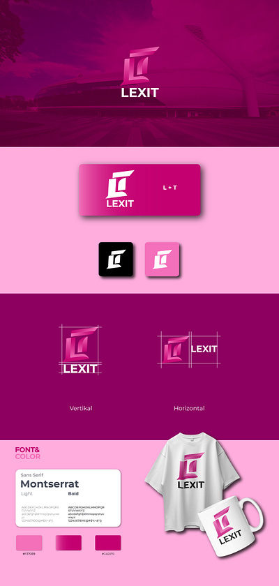 real estate logo design professional business logo - LEXIT