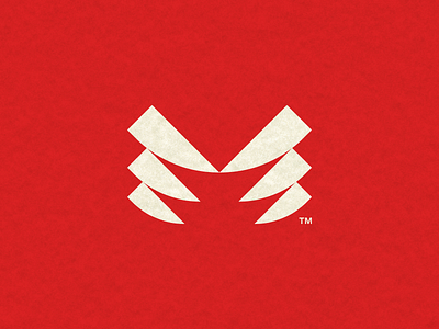 Crab M branding crab icon logo m maryland modern red seafood vector