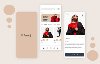 E-commerce App Design app design ecommerce ecommerce hero section ecommerce landing page fashion mobile app promi tasnim ui uiux ux zarin