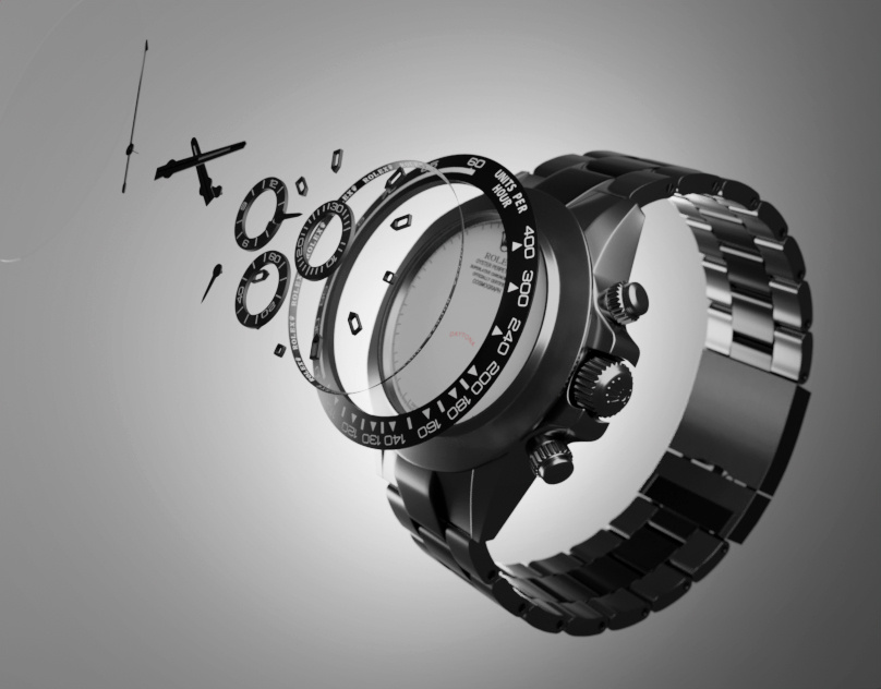 Rolex | 3D Watch Animation after effects animation blender design marketing product product design render rolex visualization watch