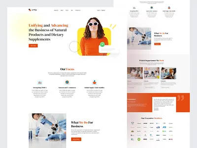 Website design application beauty branding design graphic design header hero section illustration illustrations landing page design logo minimal natural products suppliments trendy ui web web app web design website