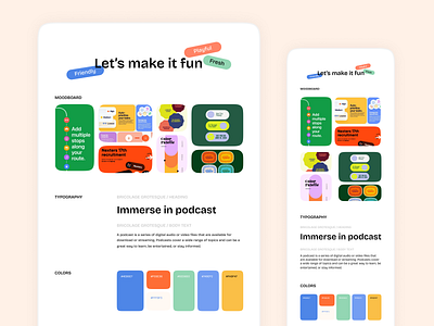 Brand Identity Design brand design brand identity branding color pallete landing page ui