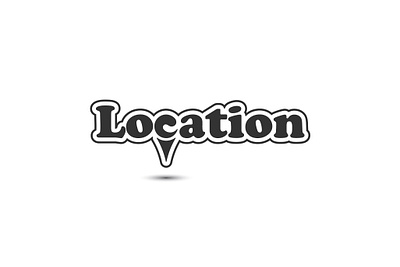 Location Logo (Typography) best logo branding clean logo creative logo design letter logo location location icon location logo logo logo design minimalist logo navigator icon navigator logo place icon place logo simple logo top logo typography logo