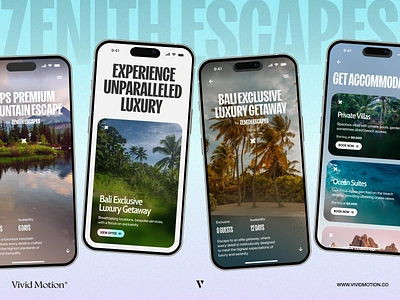 Travel Agency - Mobile UI Redesign app design mobile app travel travel app ui uiux ux vivid motion