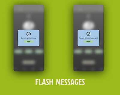 Flash messages dailyui design ui