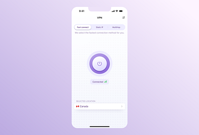 VPN graphic design mobile app ui ux