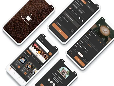 Cafe Esencia adobexd clean ui coffee dashboard design design system figma graphic design mobileapp mobileappdesign mockup product design responsive design shop ui ui design uiux usability ux uxui wireframe
