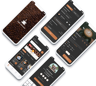 Cafe Esencia adobexd clean ui coffee dashboard design design system figma graphic design mobileapp mobileappdesign mockup product design responsive design shop ui ui design uiux usability ux uxui wireframe