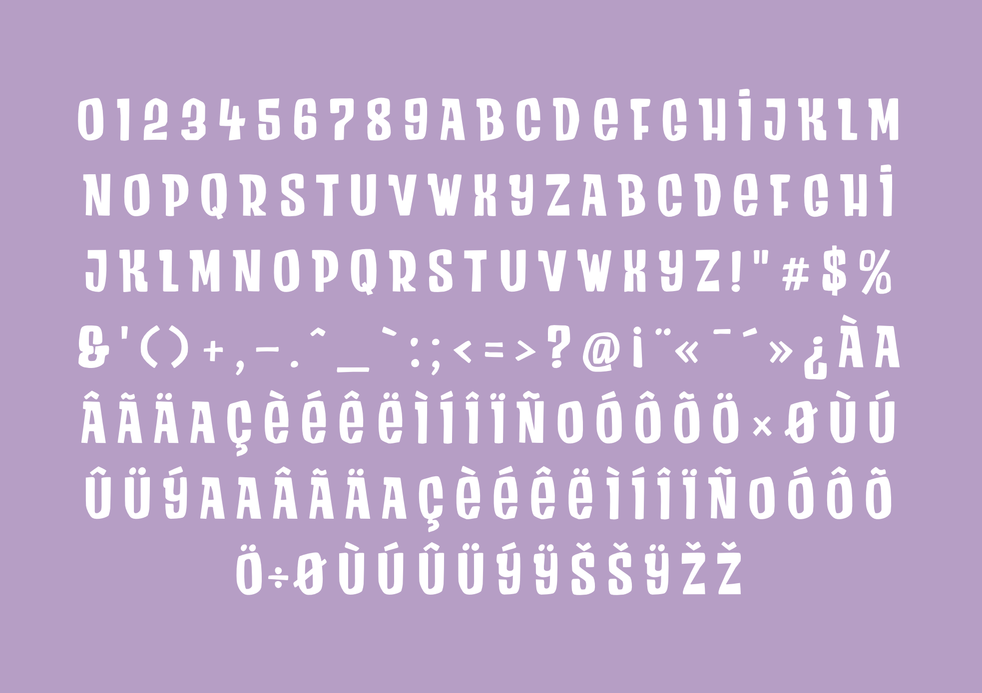 Example of Custom Font