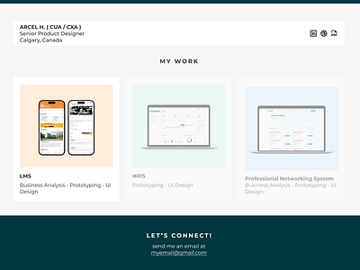 Simplifying UX with Purpose – Portfolio Landing Page Design clean clean design figma minimalist design ui design ui landing page ux design