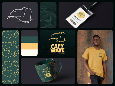 Capywave Studios - Visual Identity branding brandingdesign design graphic design logo logodesign visualidentity