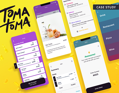 Tomatoma - Restaurant-Customer Relationships android app branding delivery design system expo food interaction design ios logo mobile design native app product design react native restaurant ui uxui web app