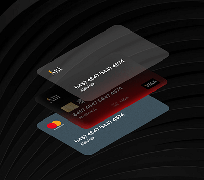 Bank cards design app branding credit card graphic design illustration ui uiux