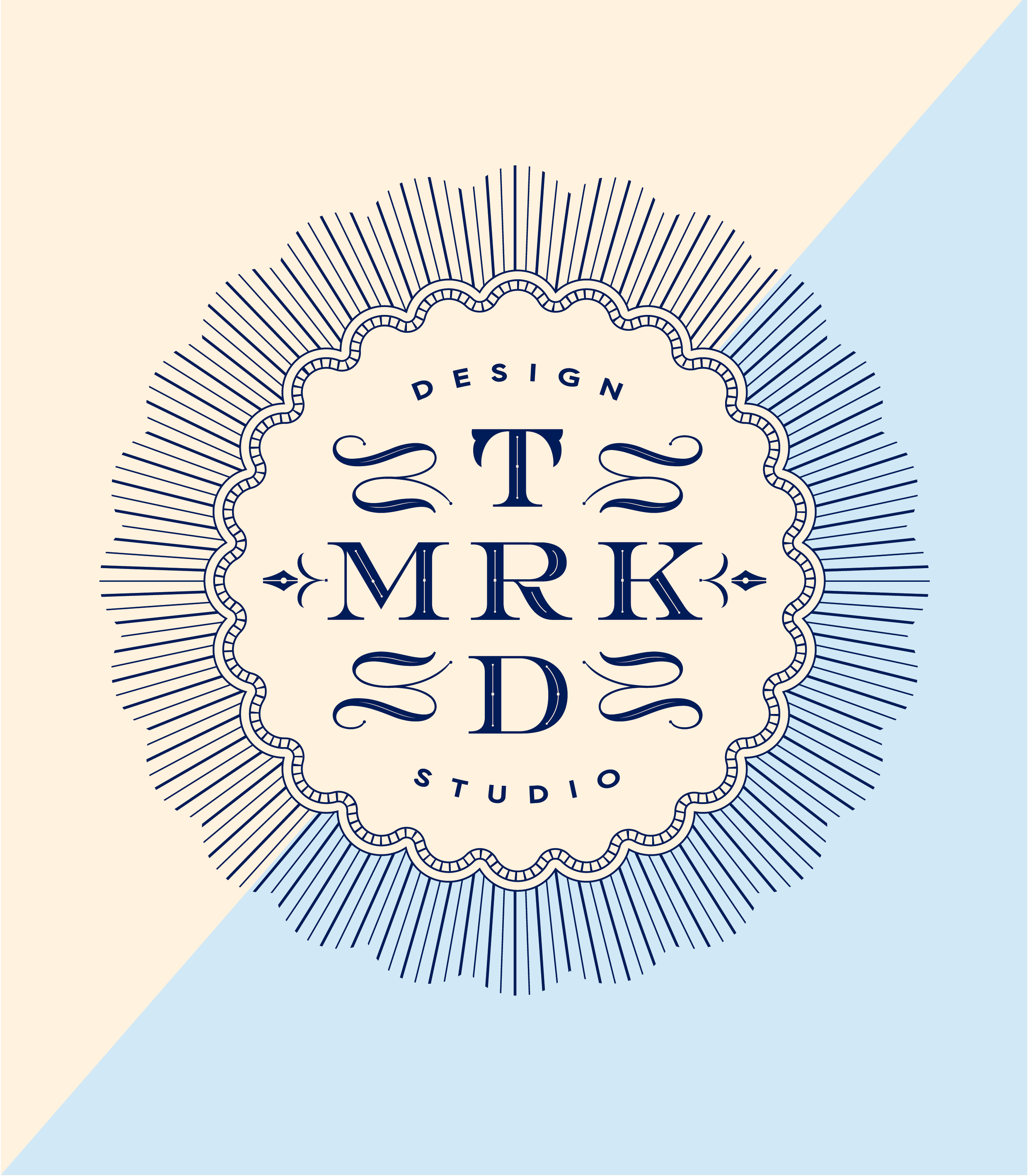 TRD/MRK design studio badge branding calligraphy hand lettering lettering logo logotype sticker type typeface typography