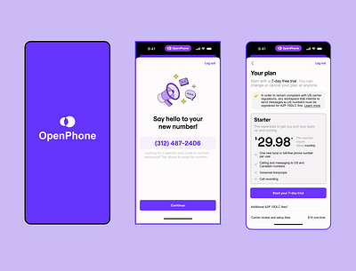 OpenPhone redesign - Challenge Day One ui