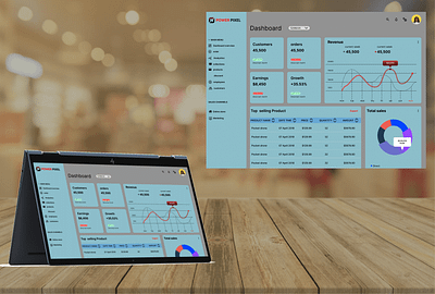 📊 Dashboard UI Design for Power Pixel 🚀 dashboard ui uidesign uiux userinterface