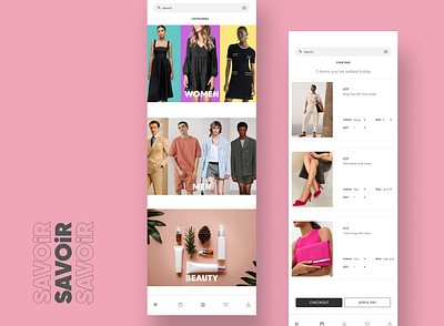 App design for e commerce design mobileapp ui visual design web