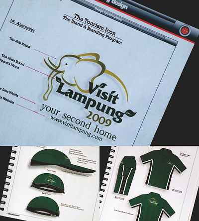 Developing Valuable State Branding of LAMPUNG VISIT YEAR 2009 branding design graphic design logo typography