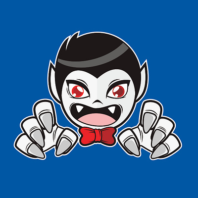 Cute Vampire 2d apparel bat cartoon character design children clothing design cute design dracula graphic design halloween illustration kids monster vampire