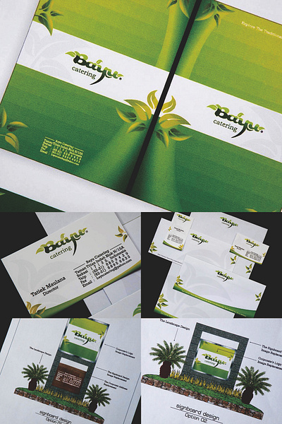 Developing Valuable Corporate Branding of BAYU CATERING 2009 branding design graphic design logo typography