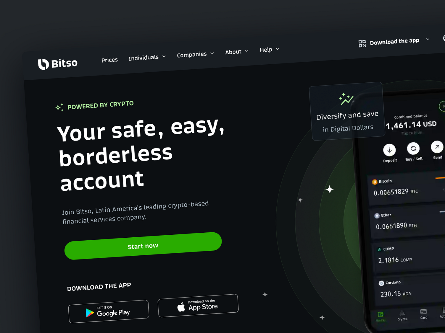 Bitso - Fintech | Crypto Website Design by Inbuco on Dribbble