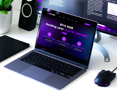 RYX HUB - Empowering Your Digital Journey agency figma ui uiux user interface web design website