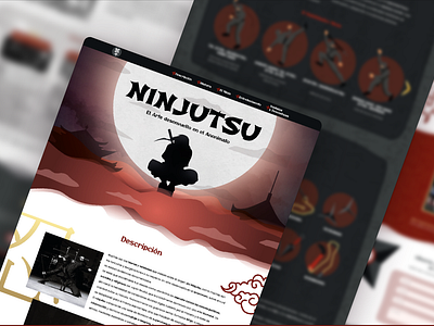 Ninjutsu | Informative Website bootstrap css graphic design html illustrator sitemap ui web design wireframe