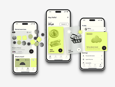 UI design / Interface mobile app app branding ui ux