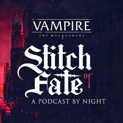 Stitch of Fate | Podcast Logo/Cover Design podcast branding