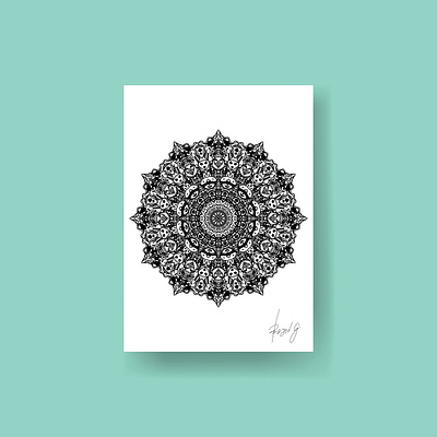 Animal Mandala Illustration adobe illustrator animal mandala art illustration mandala vector