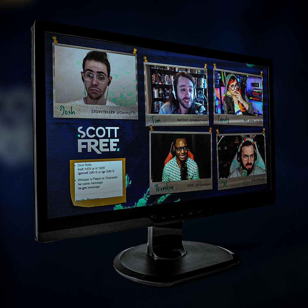 Scott Free Tabletop RPG Overlay Set by Kirk Design on Dribbble