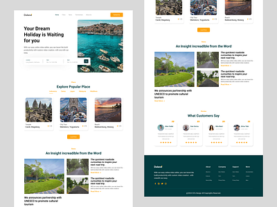 Dolano-Tour & Travel Landing Page adventure animation app branding design figma graphic design icon illustration landing page logo motion graphics new photography tour travel ui ux vector website website landing page