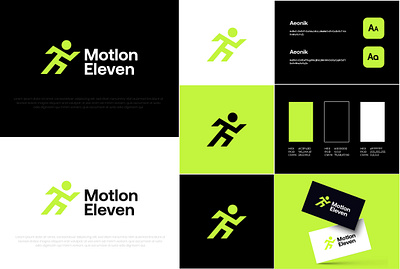 MOTLON ELEVEN FITNESS LOGO branding graphic design illustration illustrator logo