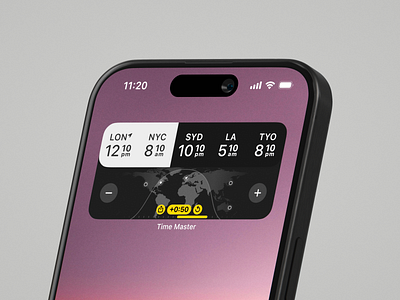 Time Master – Interactive Widget app appstore interactive widget ios iphone productivity app time time conversion time travel app time zone app time zone conversion ui widget world clock