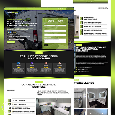 Clutch Electrical Solution's Website branding design graphic design illustration logo ui ui design uiux web design webdesign website design website development websitedesign wordpress wordpress design wordpress website