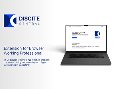 Discite Central - Browsing Extension extension figma personal project product design ui ux uxui