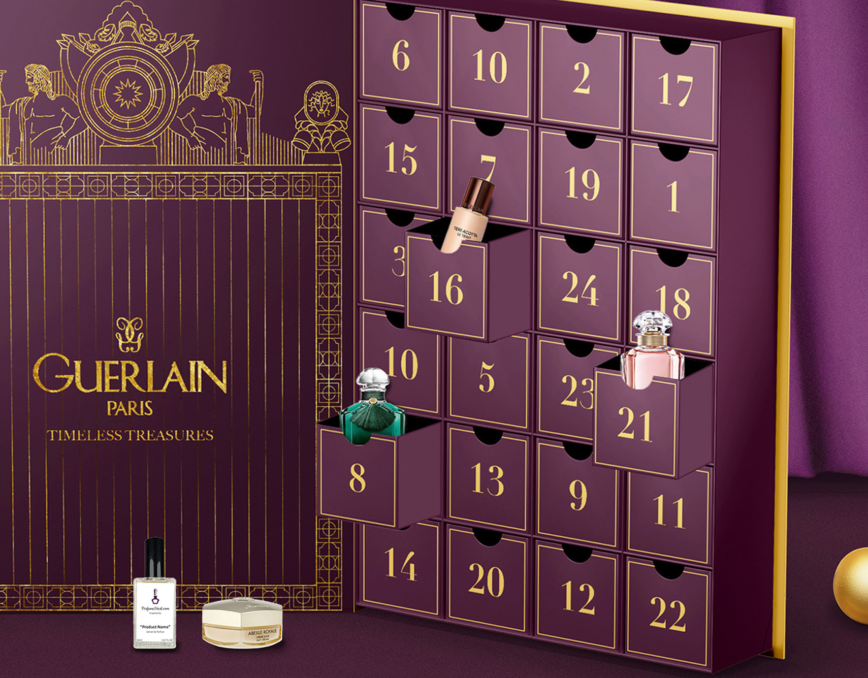 Guerlain packaging beauty design graphic design illustration luxury packaging perfume