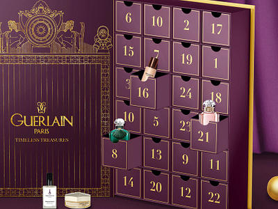 Guerlain packaging beauty design graphic design illustration luxury packaging perfume