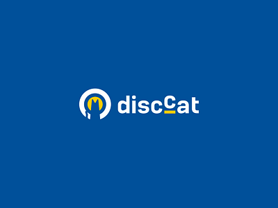 Disccat brand brand identity branding cat logo logotype vinyl