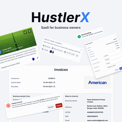 HustlerX Components components design designsystem freelaning ui