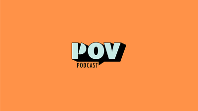 Point Of View Podcast Branding branding graphic design logo motion graphics