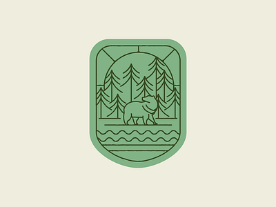 Bear logomark bear brand identity branding forest line logo logomark