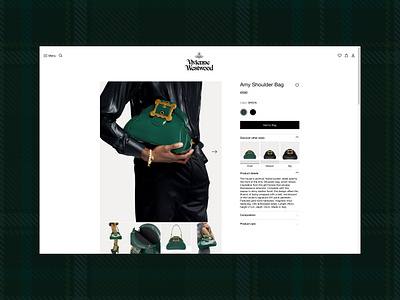 Single Product accesories add to bag clothes fashion service design club single product ui camp ui camp w24 vivienne westwood web design website