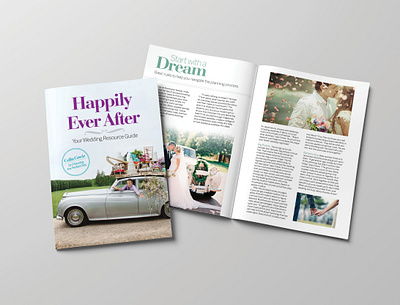 Colin Cowie, Pull Out Wedding Guide custom content design editorial design layout magazine design