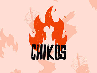 CHIKOS: Logo Design for Chicken Food Restaurant app branding design graphic design illustration logo logo d typography ui ux vector