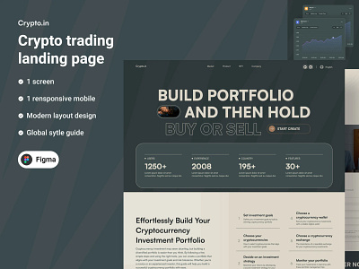 landing page ui/ux graphic design ui