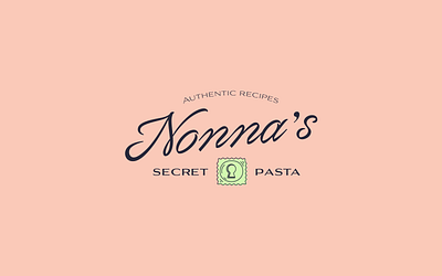 Visual identity and packaging design for pasta brand authentic brand identity branding design food nonna packaging pasta visual identity